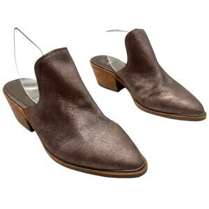 Mercer Edit Lay It On Me Bronze Mule Elegant Women's Mules - SIZE 8